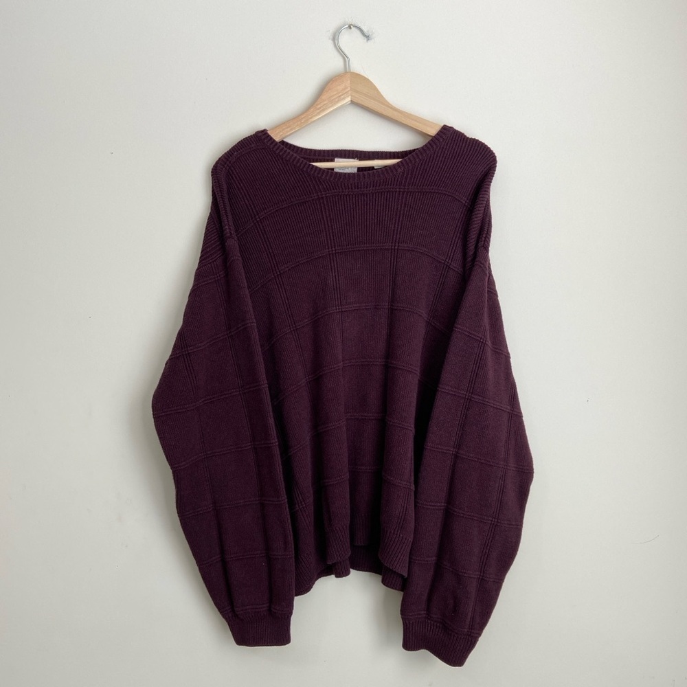 Arrow Women's Deep Purple Crew Neck Sweater